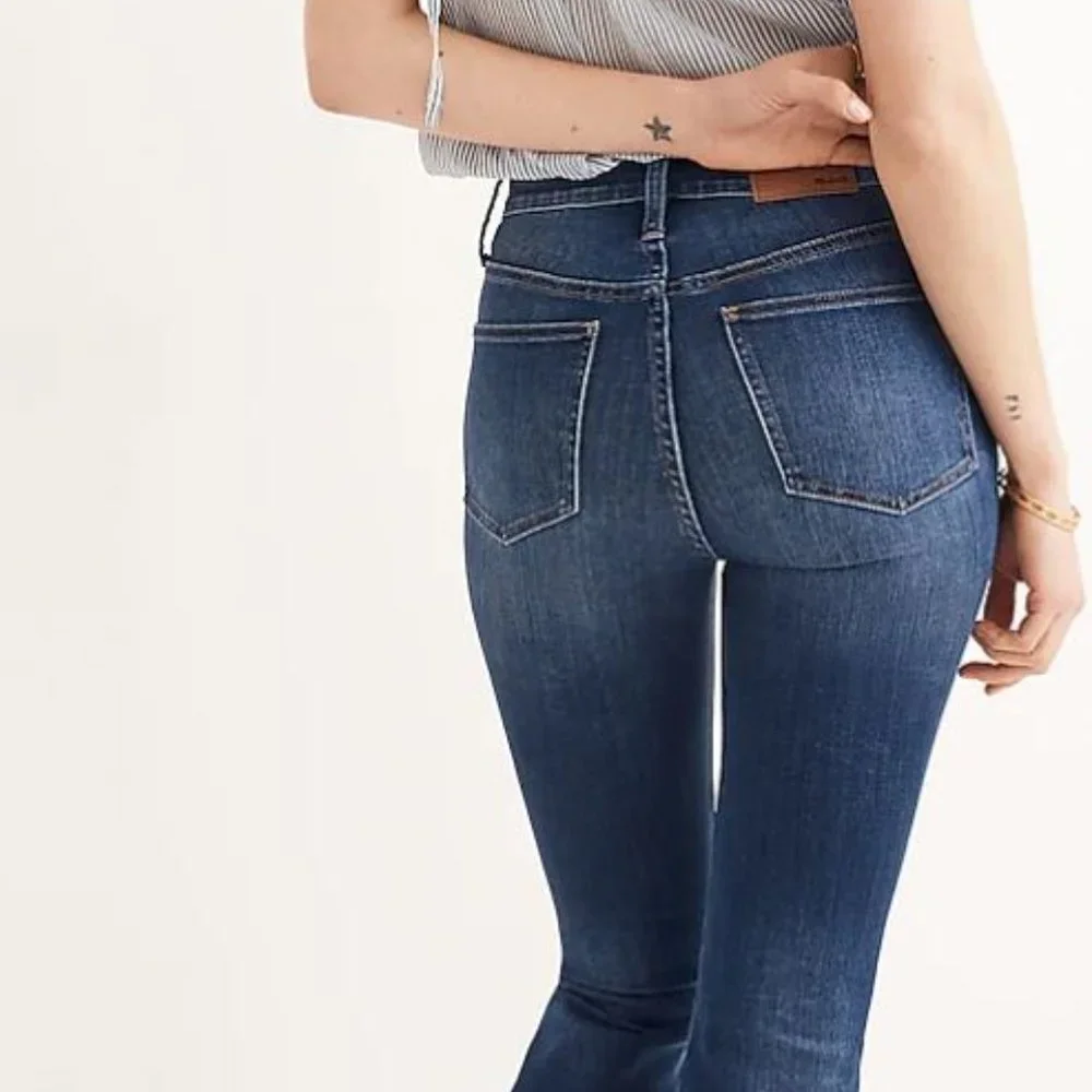 petite cali demi-boot jeans in danny wash: tencel™ denim edition - Picture 2 of 2